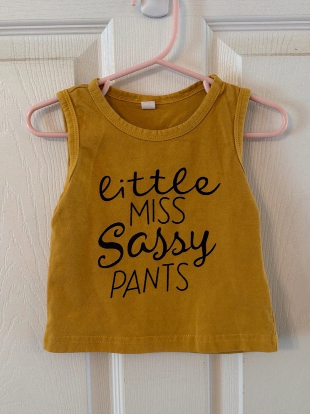 Little Miss Sassy Pants Tank Top 3t